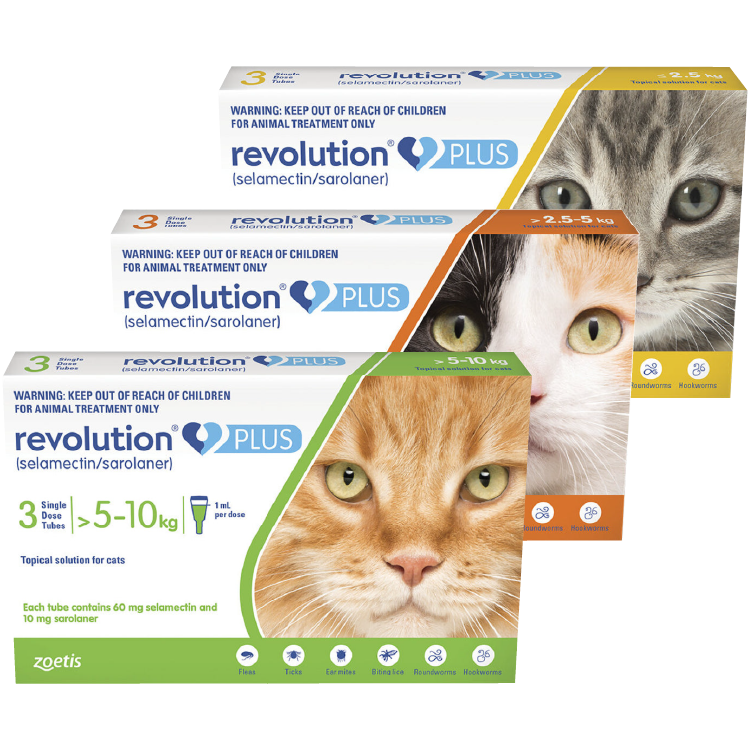 Revolution Plus® Spot-On for Cats