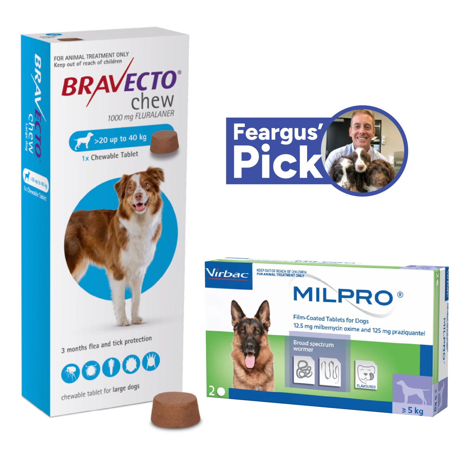 Adventure Dog 3-Month Protection Pack for Kiwi Dogs